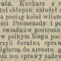 Kucharz się nudzi, 1898