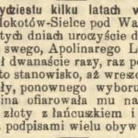 Pożegnanie wójta, 1898