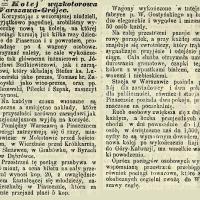 Kolej wązkotorowa, 1898