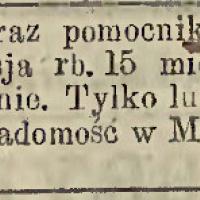 Tylko ludzie młodzi, 1899