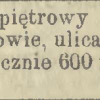 600 rubli dochodu, 1899