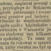 Spekulanci z Odessy, 1899
