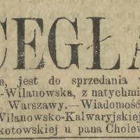 Cegła maszynowa, 1899