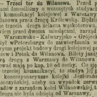 Trzeci tor, 1899