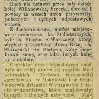 Dzień odpustowy, 1899