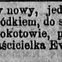 Dom przy kościele, 1900