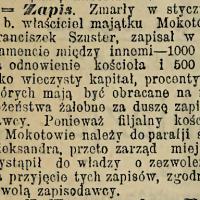 Zapis Zapis,1901