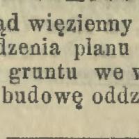 Plan za 150, 1901