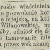 Prośba o nie tamowanie, 1902