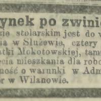 Budynek po zwiniętym zakładzie, 1902