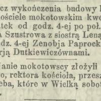 Dobroczynność, 1902
