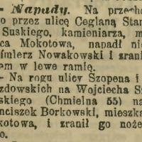 Mokotów - Warszawa 1:1 Mokotów - Warszawa 1:1, 1903