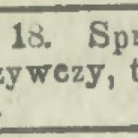 Sprzedam sklep, 1903