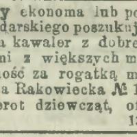 Posady ekonoma, 1903