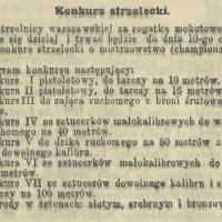 Konkurs strzelecki, 1903