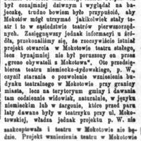 Teatr w Mokotowie, 1903