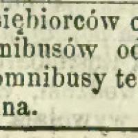 Omnibusy do Wierzbna, 1904