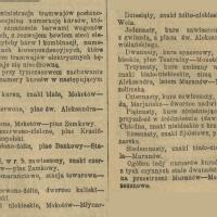Numeracja linji Numeracja linji, 1905