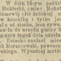 Podrzucenie, 1906