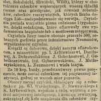 Czytelnia w Sielcach, 1907