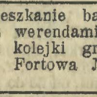 Letnie mieszkanie, 1907