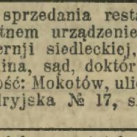 Sklep mydlarski Sklep mydlarski, 1907