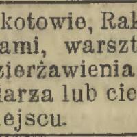Plac zdatny dla stolarza, 1907