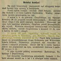 Nieletni bandyci, 1907