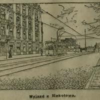 Wyjazd z Mokotowa, 1908