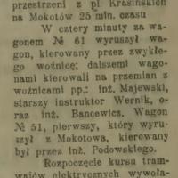 Rozpoczęcie kursu, 1908