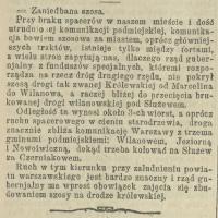 Zaniedbana szosa, 1908