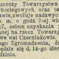 Sadyba Pulków w Czerniakowie, 1908