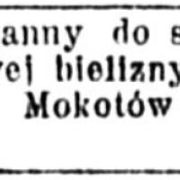 Spodnie za dom., 1908