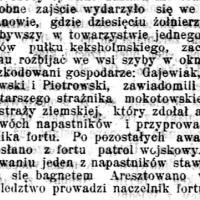 Aresztowanie awanturników, 1909