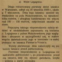Wzlot Legagneux, 1909