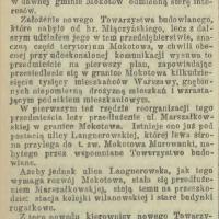 Drogą postępu, 1909
