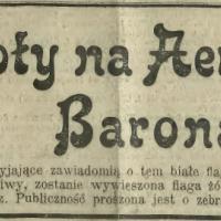 Wzloty barona de Caters Wzloty barona de Caters, 1909