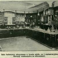 Bufet w Promenadzie . Zdjęcie. 1910.