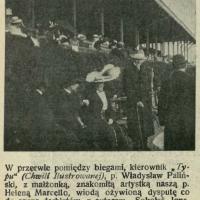 Wyścigi - trybuna. Zdjęcie. Moda. 1910.