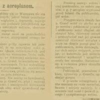 Katastrofa z aeroplanem Katastrofa z aeroplanem,1910