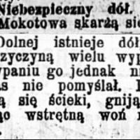 Dół na Dolnej, 1910