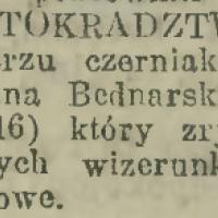 Świętokradztwo, 1911