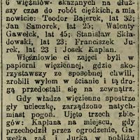 Ucieczka z więzienia, 1911