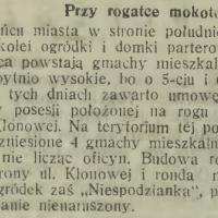 Zbytnio wysokie Zbytnio wysokie, 1912
