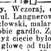 Zamach samobójczy, 1912