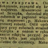 Krwawy porachunek, 1912