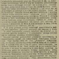 Przytrzymany w Promenadzie, 1912