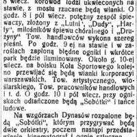 Wianki w Promenadzie. 1912