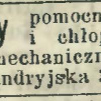 Potrzebny pomocnik kowalski, 1912