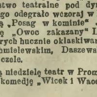 Posag w kominie, 1912